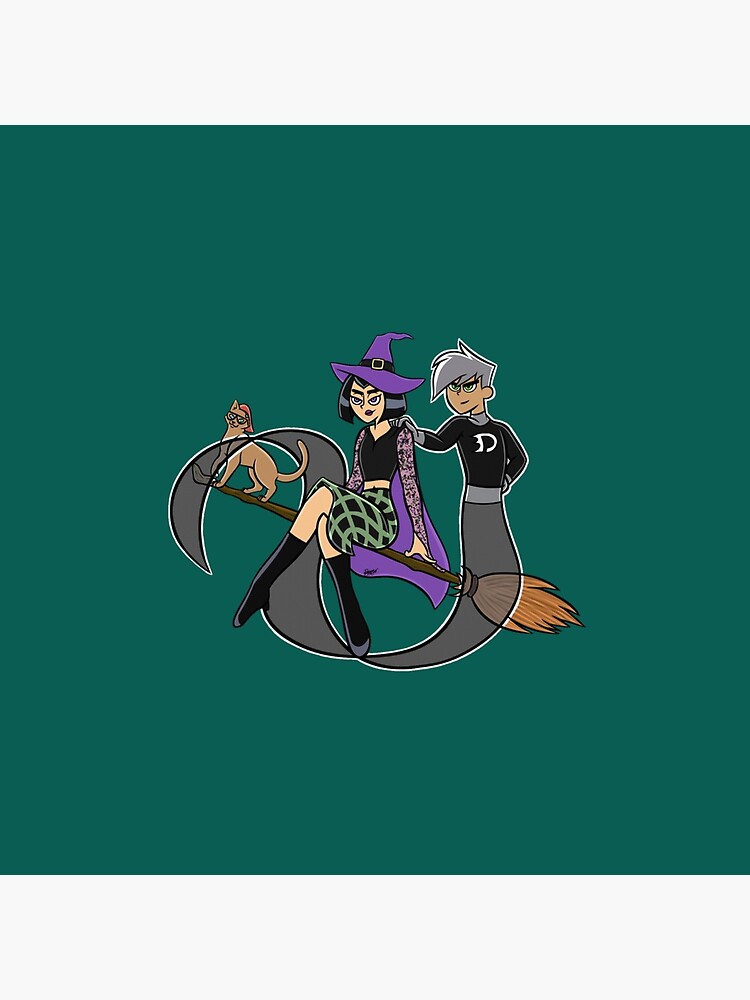 Mystic Witches And Phantoms Throw Pillow - Image 2