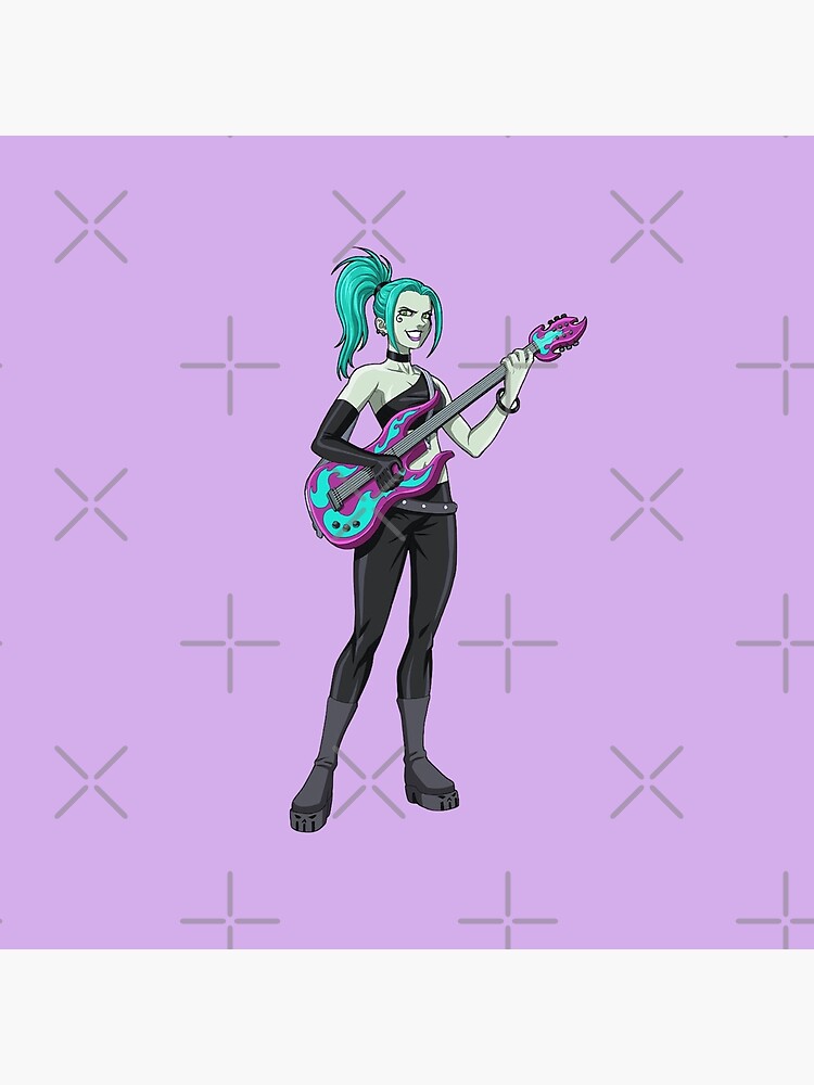 Music Lover Ember Mclain Throw Pillow - Image 2
