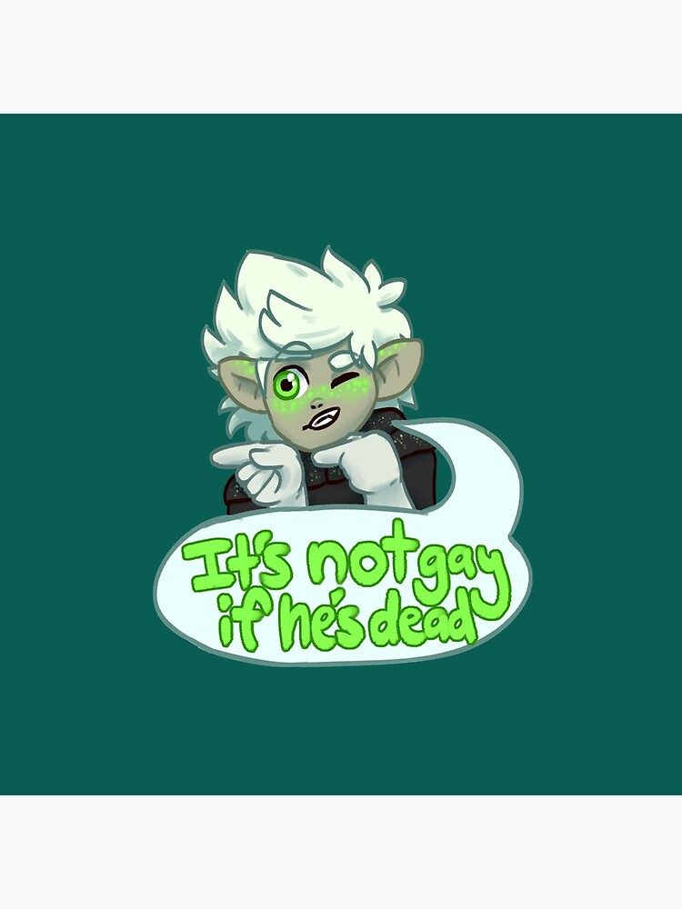 Funny Danny Phantom It's Not Gay If He's Dead Throw Pillow - Image 2