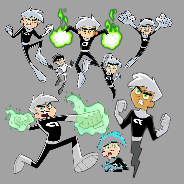 Iconic Danny Phantom Repeating Logo Tote Bag - Image 2