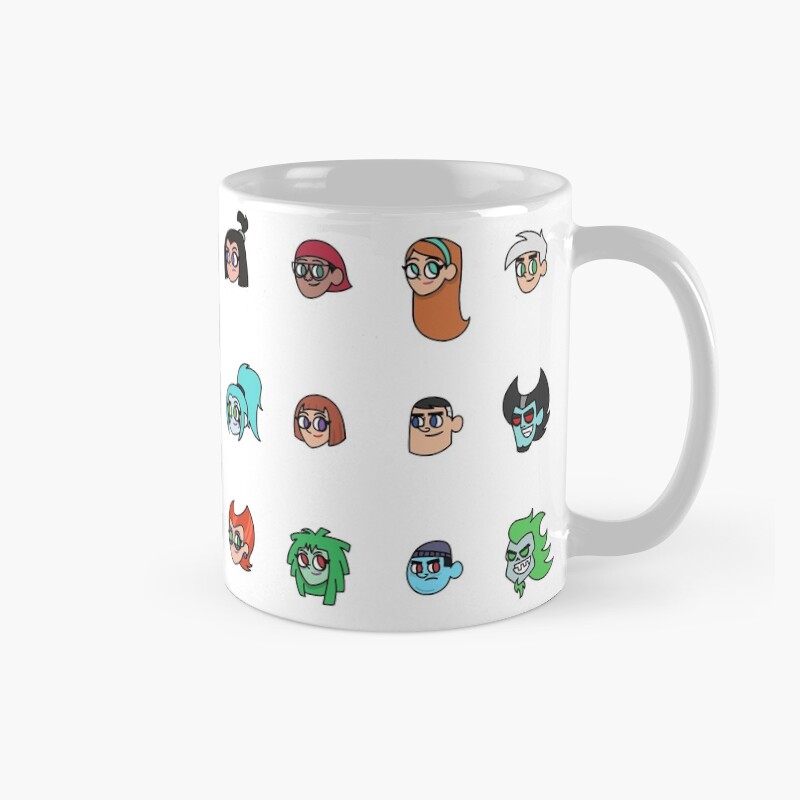 Vintage Danny Phantom Cartoon Mug