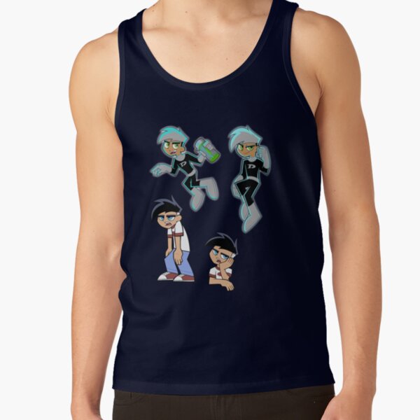 Dynamic Danny Phantom Action Hero Tank Top - Image 5