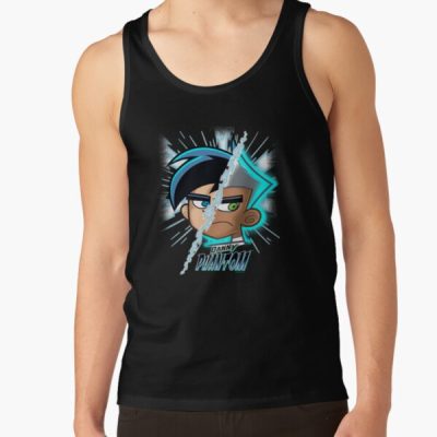 Danny Phantom Split Face Transformation Tank Top