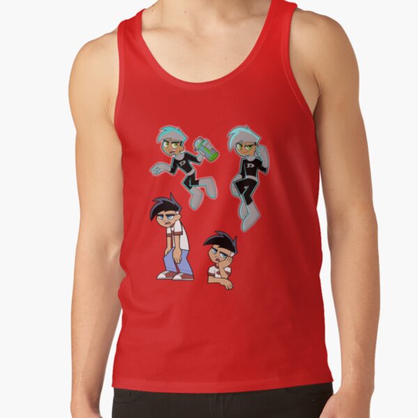 Dynamic Danny Phantom Action Hero Tank Top - Image 4