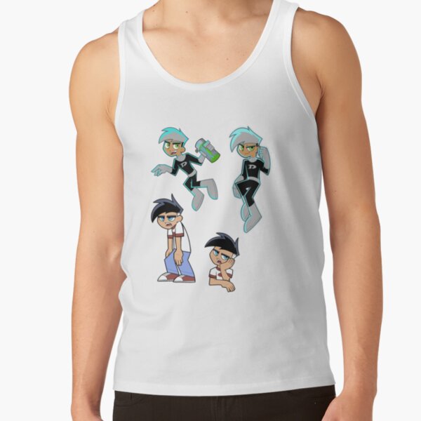 Dynamic Danny Phantom Action Hero Tank Top