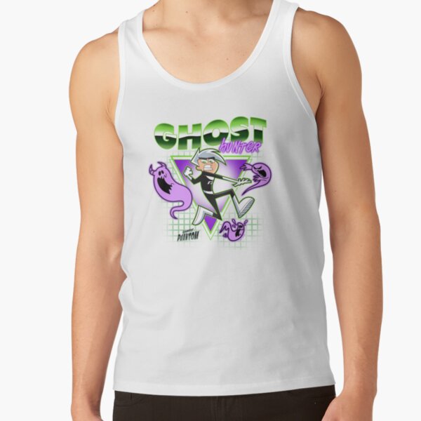 Vintage Danny Phantom Superhero Logo Tank Top - Image 2