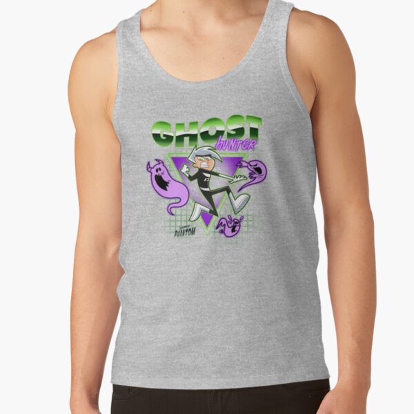 Vintage Danny Phantom Superhero Logo Tank Top - Image 3
