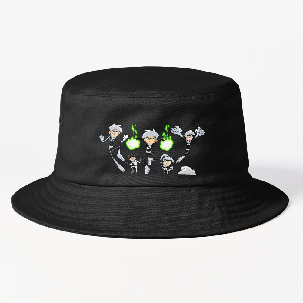 Iconic Danny Phantom Repeating Logo Bucket Hat