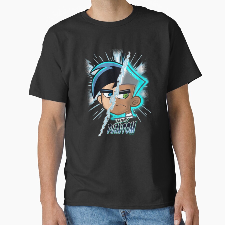 Danny Phantom Split Face Transformation T-shirt