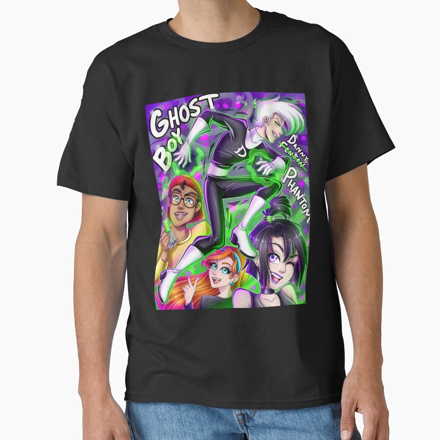 Cool Ghost Boy Phantom Design T-shirt - Image 2