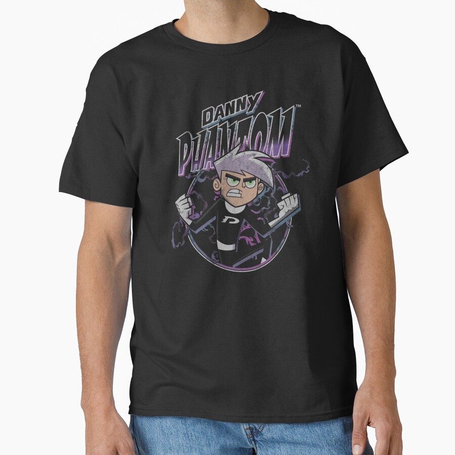 Neon Danny Phantom Dark Portrait T-shirt