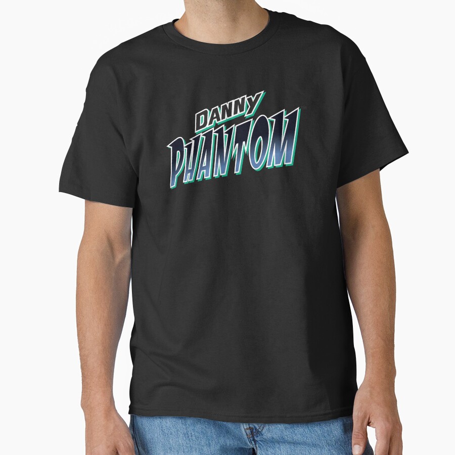 Retro Danny Phantom Ghost Hunter Logo T-shirt - Image 3