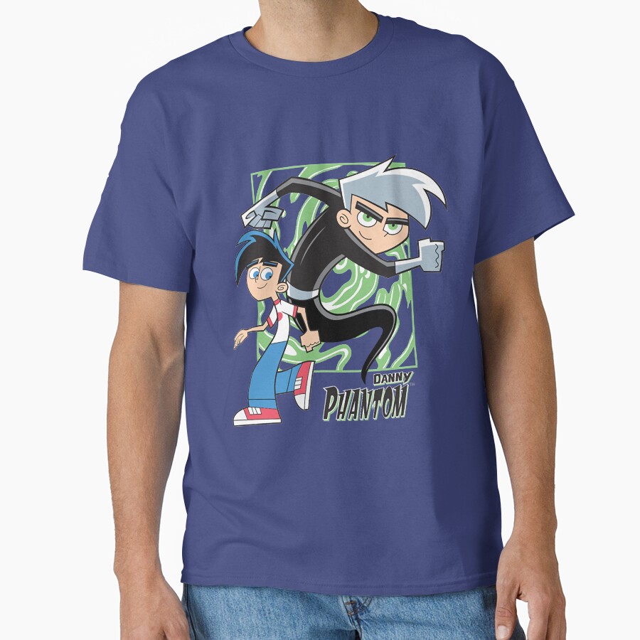 Classic Danny Phantom Cartoon Design T-shirt
