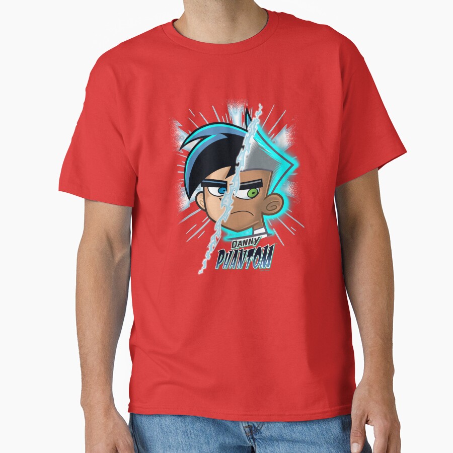 Danny Phantom Split Face Transformation T-shirt - Image 5