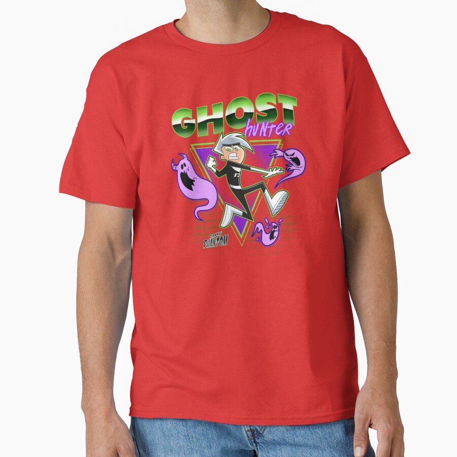 Vintage Danny Phantom Superhero Logo T-shirt - Image 6