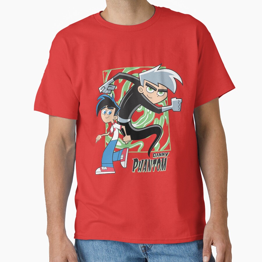 Classic Danny Phantom Cartoon Design T-shirt - Image 5