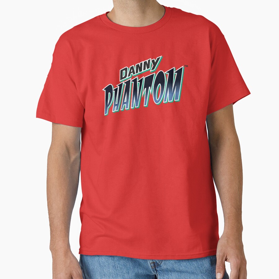 Retro Danny Phantom Ghost Hunter Logo T-shirt - Image 6