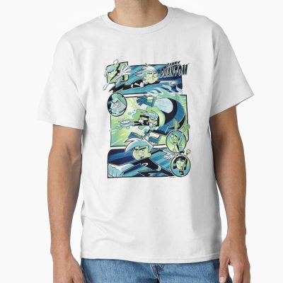 Danny Phantom Going Ghost Comic Panels T-shirt
