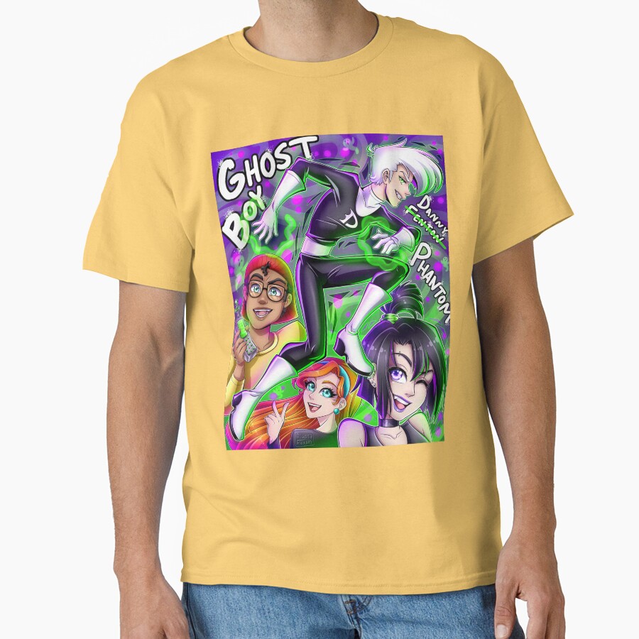 Cool Ghost Boy Phantom Design T-shirt - Image 6
