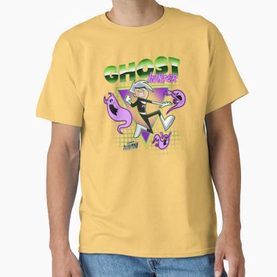 Vintage Danny Phantom Superhero Logo T-shirt