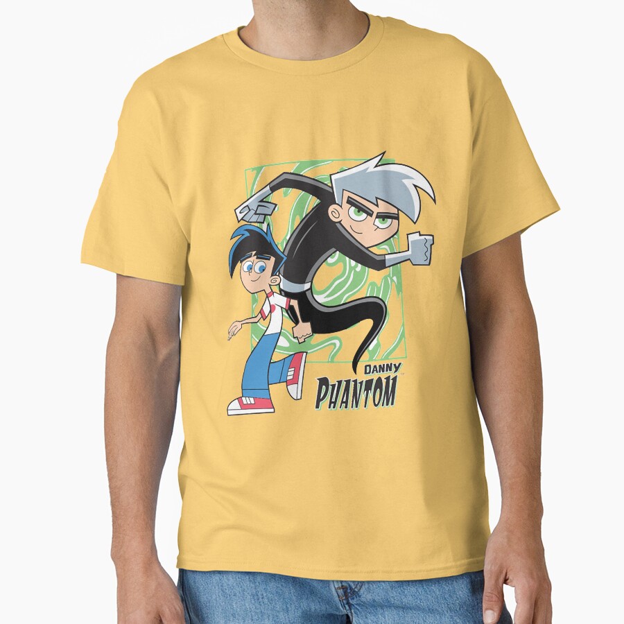 Classic Danny Phantom Cartoon Design T-shirt - Image 6