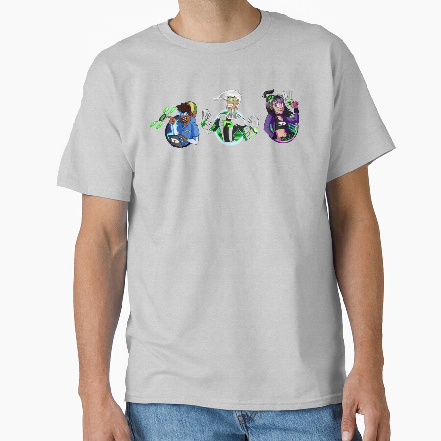 Danny Phantom 10 Years Later Trio Design T-shirt - Image 3