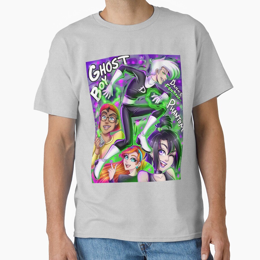 Cool Ghost Boy Phantom Design T-shirt - Image 3