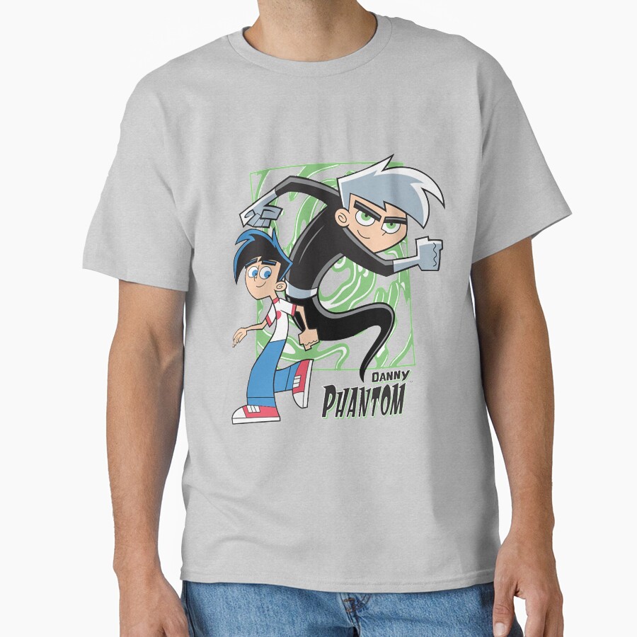 Classic Danny Phantom Cartoon Design T-shirt - Image 4
