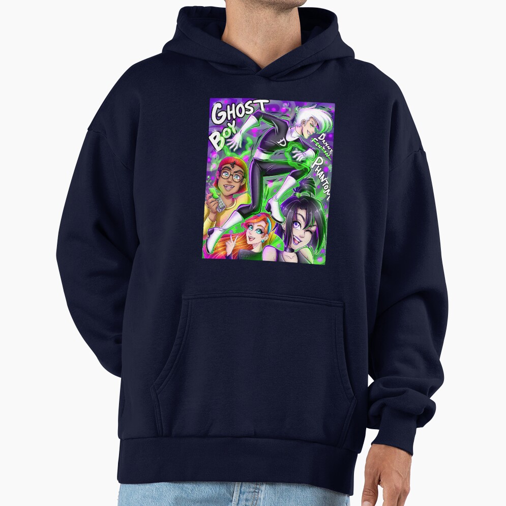 Cool Ghost Boy Phantom Design Hoodie - Image 5