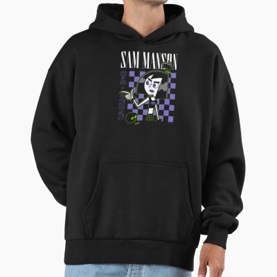 Retro Sam Manson Kanji Portrait Hoodie