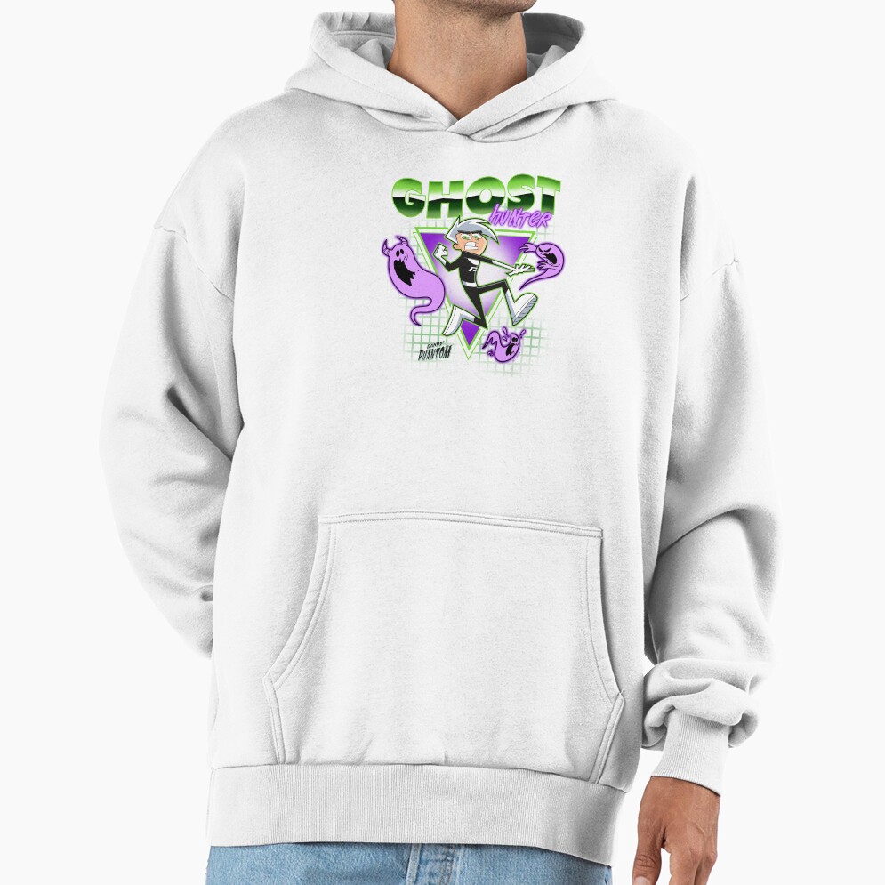 Vintage Danny Phantom Superhero Logo Hoodie - Image 2