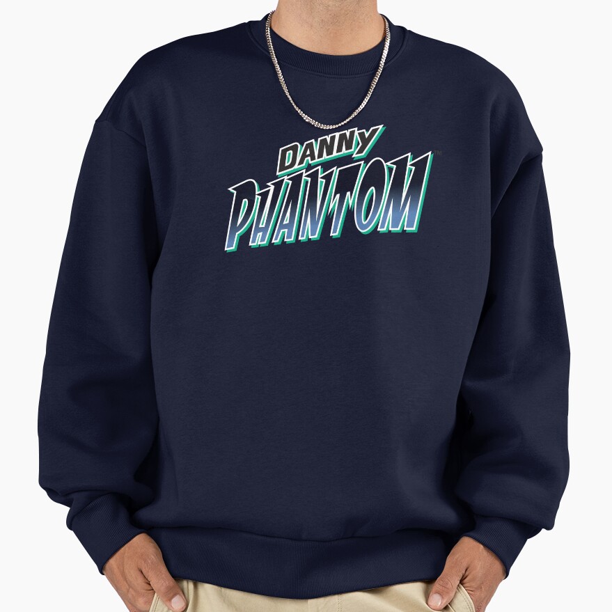 Retro Danny Phantom Ghost Hunter Logo Sweatshirt - Image 5