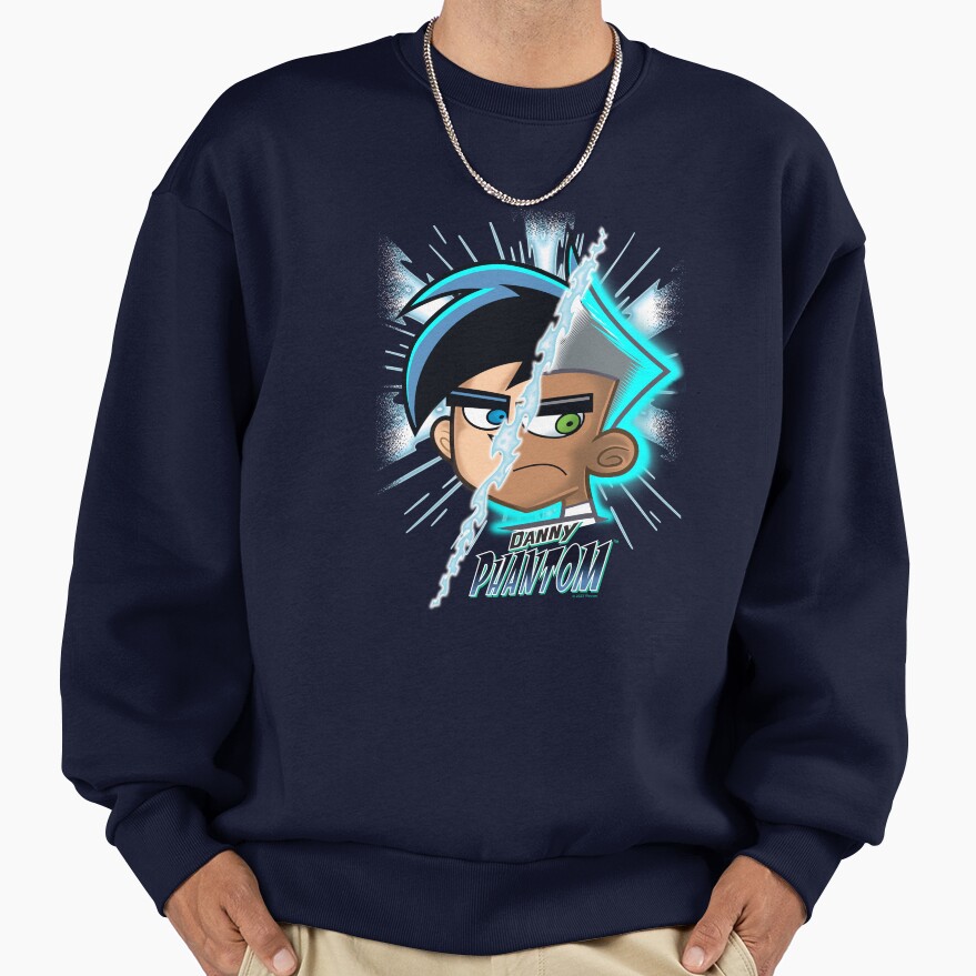 Danny Phantom Split Face Transformation Sweatshirt - Image 5