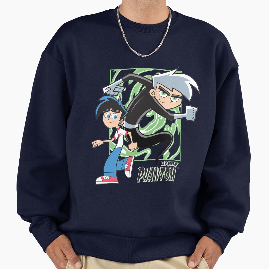 Classic Danny Phantom Cartoon Design Sweatshirt