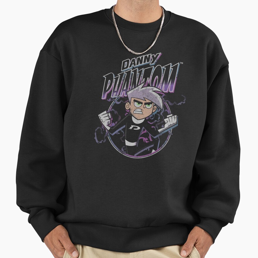 Neon Danny Phantom Dark Portrait Sweatshirt