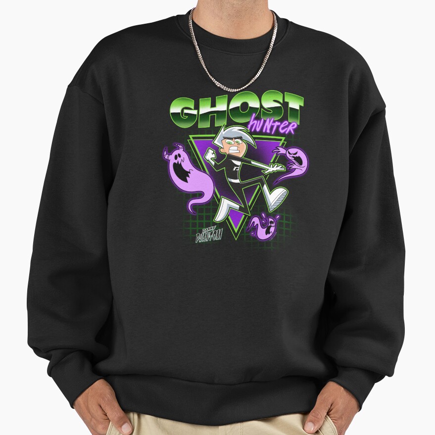 Vintage Danny Phantom Superhero Logo Sweatshirt - Image 3
