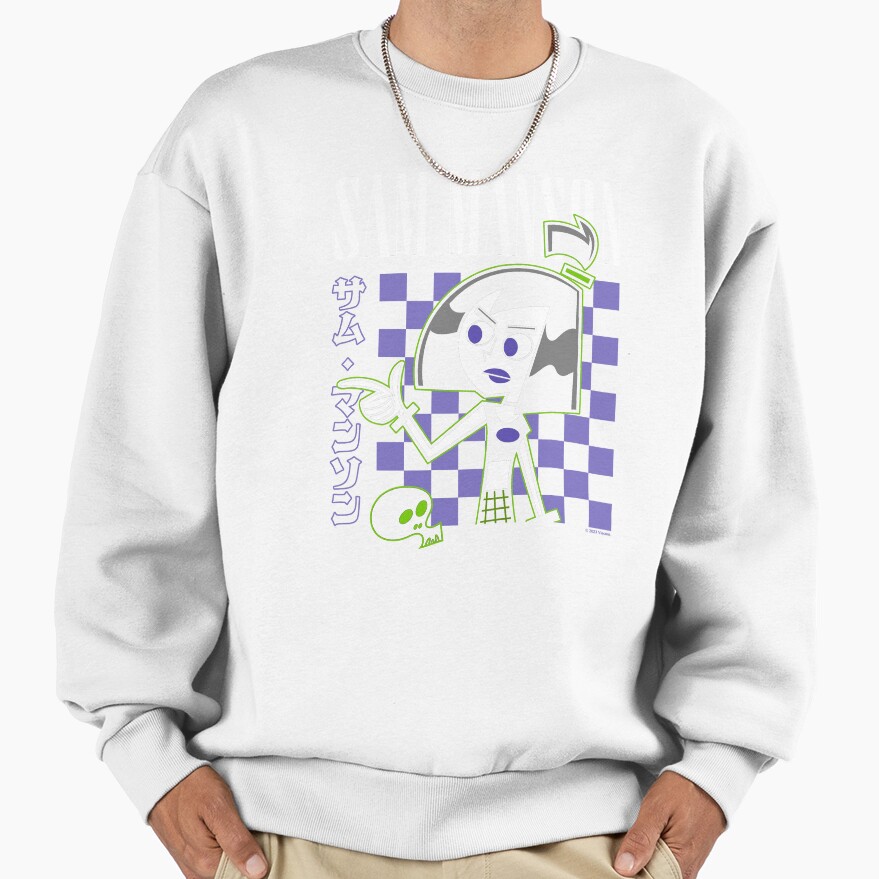 Retro Sam Manson Kanji Portrait Sweatshirt - Image 2