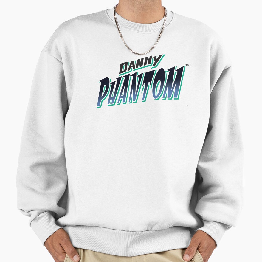 Retro Danny Phantom Ghost Hunter Logo Sweatshirt - Image 2