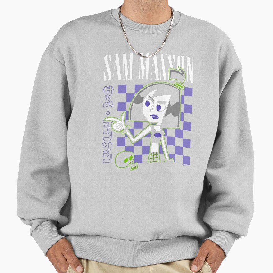 Retro Sam Manson Kanji Portrait Sweatshirt - Image 4