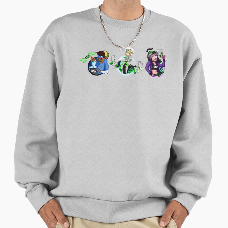 Danny Phantom 10 Years Later Trio Design Sweatshirt - Image 4