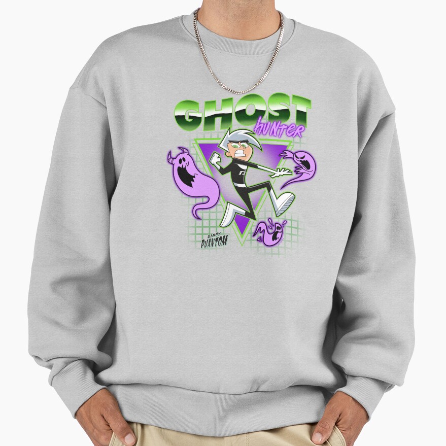 Vintage Danny Phantom Superhero Logo Sweatshirt - Image 4