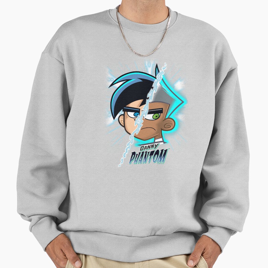 Danny Phantom Split Face Transformation Sweatshirt - Image 4