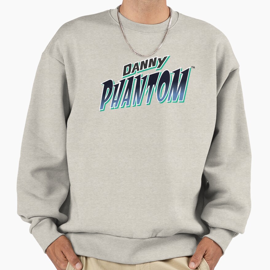 Retro Danny Phantom Ghost Hunter Logo Sweatshirt - Image 3
