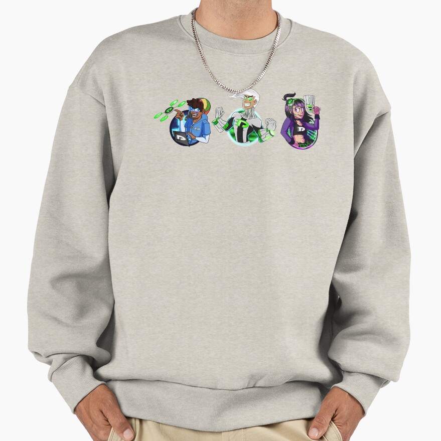 Danny Phantom 10 Years Later Trio Design Sweatshirt - Image 3