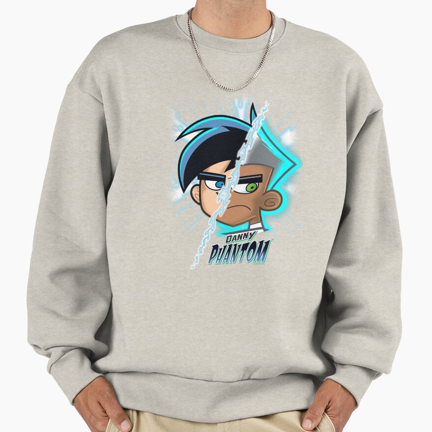 Danny Phantom Split Face Transformation Sweatshirt - Image 3