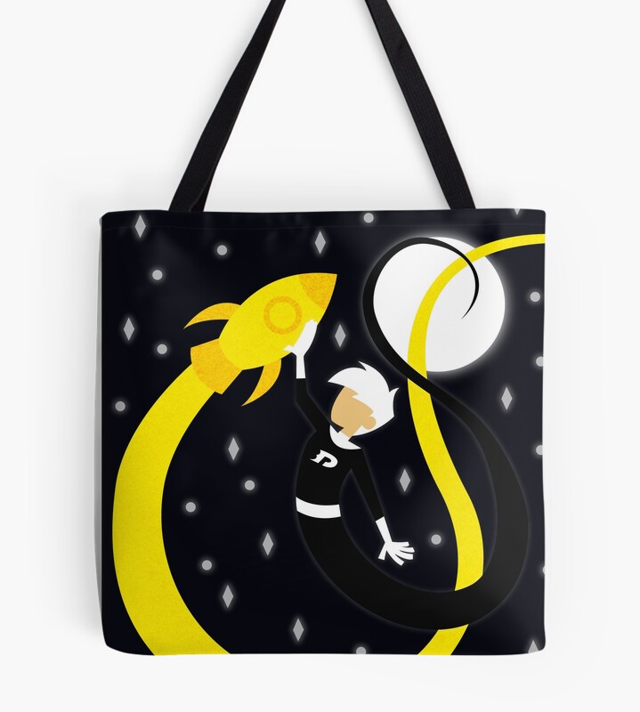 Dreamy Danny Phantom Art Tote Bag