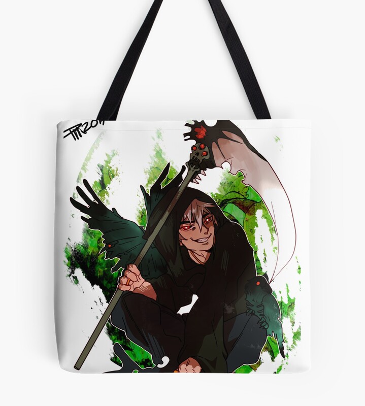 Funny Bad Ghost Character Tote Bag