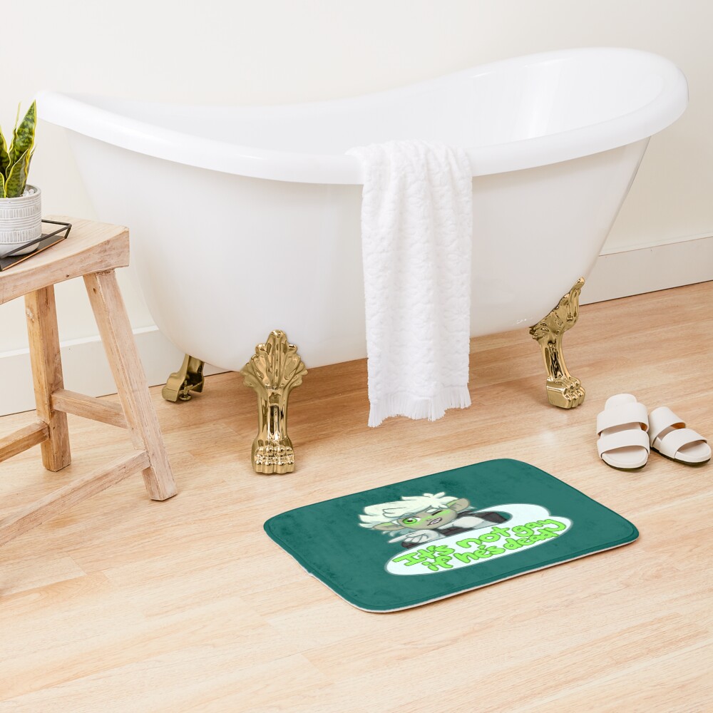 Funny Danny Phantom It's Not Gay If He's Dead Bath Mat - Image 2