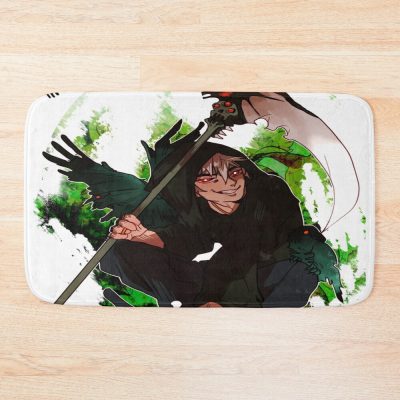Funny Bad Ghost Character Bath Mat