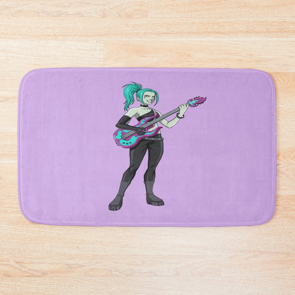 Music Lover Ember Mclain Bath Mat